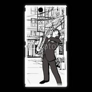 Coque Sony Xpéria Z Ultra La vie en Jazz noir et blanc 55