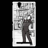 Coque Sony Xperia T2 Ultra La vie en Jazz noir et blanc 55