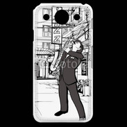 Coque LG G Pro La vie en Jazz noir et blanc 55
