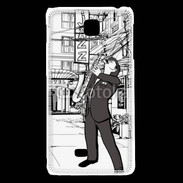 Coque LG F5 La vie en Jazz noir et blanc 55