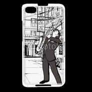 Coque Blackberry Z30 La vie en Jazz noir et blanc 55