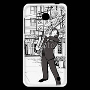 Coque Nokia Lumia 630 La vie en Jazz noir et blanc 55