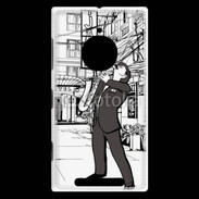 Coque Nokia Lumia 830 La vie en Jazz noir et blanc 55