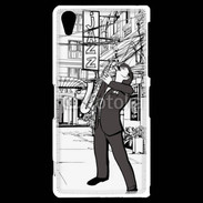 Coque Sony Xperia Z2 La vie en Jazz noir et blanc 55