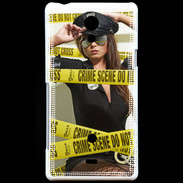 Coque Sony Xperia T Hot crime scène