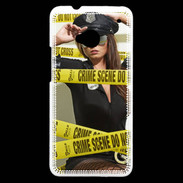 Coque HTC One Hot crime scène