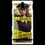 Coque Sony Xperia U Hot crime scène