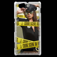 Coque Sony Xperia M Hot crime scène
