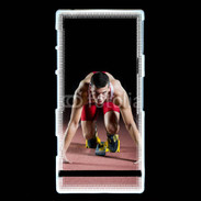 Coque Sony Xperia P Athlete on the starting block