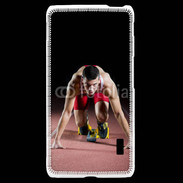 Coque LG F6 Athlete on the starting block