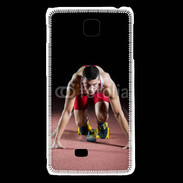 Coque LG F5 Athlete on the starting block