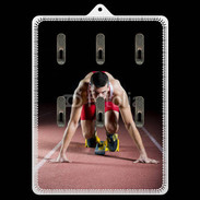 Porte clés Athlete on the starting block