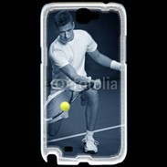 Coque Samsung Galaxy Note 2 Tennis en noir et blanc 75