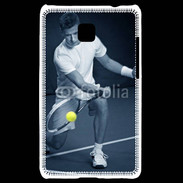 Coque LG Optimus L3 II Tennis en noir et blanc 75