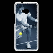 Coque HTC One Tennis en noir et blanc 75