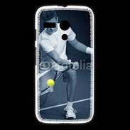 Coque Motorola G Tennis en noir et blanc 75