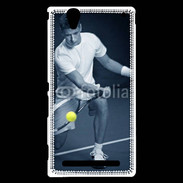 Coque Sony Xperia T2 Ultra Tennis en noir et blanc 75