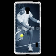 Coque LG F6 Tennis en noir et blanc 75