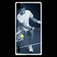 Coque Huawei Ascend P7 Tennis en noir et blanc 75