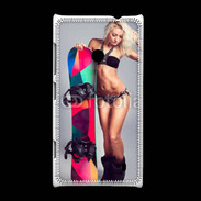 Coque Nokia Lumia 520 Snowboard Sexy