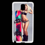 Coque Samsung Galaxy Note 3 Snowboard Sexy