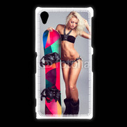 Coque Sony Xpéria Z1 Snowboard Sexy
