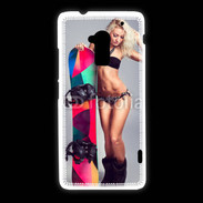 Coque HTC One Max Snowboard Sexy