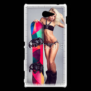 Coque Sony Xperia M2 Snowboard Sexy