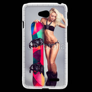 Coque LG L70 Snowboard Sexy