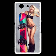 Coque Sony Xperia Z3 Compact Snowboard Sexy