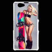 Coque Sony Xperia Z1 Compact Snowboard Sexy