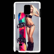 Coque Samsung Galaxy Note 4 Snowboard Sexy