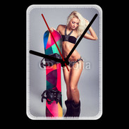 Grande pendule murale Snowboard Sexy