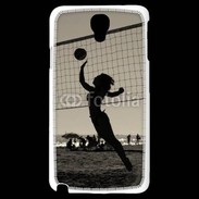 Coque Samsung Galaxy Note 3 Light Beach Volley en noir et blanc 115