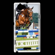Coque Sony Xperia L Saut d'obstacle 502
