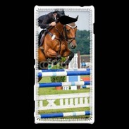 Coque Sony Xperia M2 Saut d'obstacle 502
