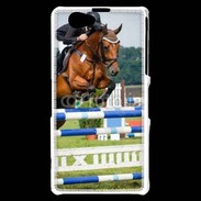 Coque Sony Xperia Z1 Compact Saut d'obstacle 502