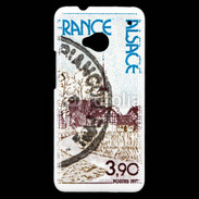 Coque HTC One Timbre France Alsace 1977