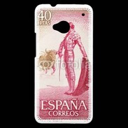 Coque HTC One Timbre Espagne Corrida