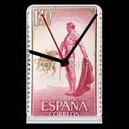 Pendule de bureau Timbre Espagne Corrida
