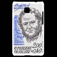 Coque LG Optimus L3 II Timbre France Stendhal