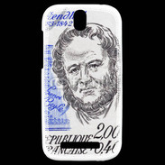 Coque HTC One SV Timbre France Stendhal