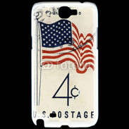 Coque Samsung Galaxy Note 2 Timbre vintage USA