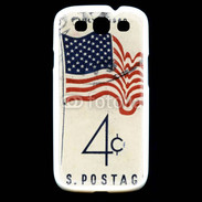 Coque Samsung Galaxy S3 Timbre vintage USA