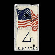 Coque Nokia Lumia 520 Timbre vintage USA