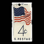 Coque Sony Xpéria Z Ultra Timbre vintage USA