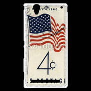 Coque Sony Xperia T2 Ultra Timbre vintage USA