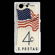 Coque Sony Xperia Z3 Compact Timbre vintage USA