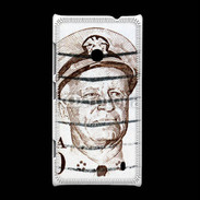 Coque Nokia Lumia 520 Timbre USA Nimitz