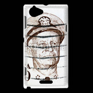 Coque Sony Xperia L Timbre USA Nimitz
